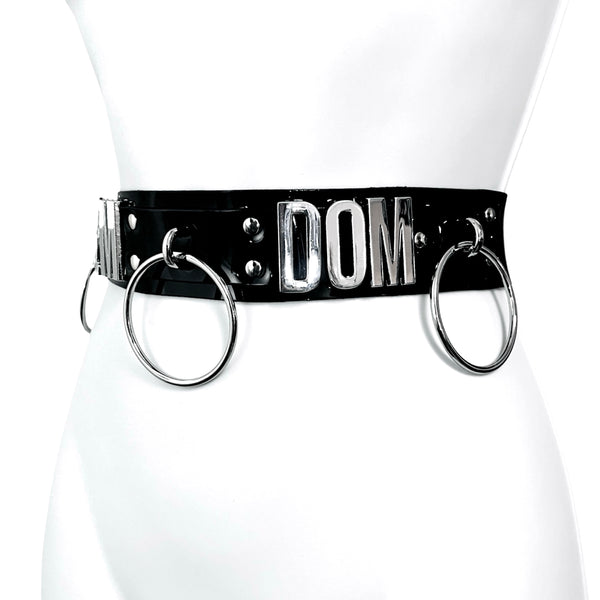 Word Utility Belt - Black and Silver