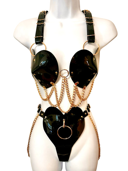Heartz Set - Black and Gold