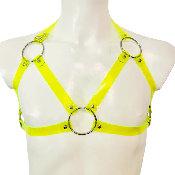 Classic Cage Bra - Neon Yellow and Silver (Copy) - Ada Zanditon Couture
