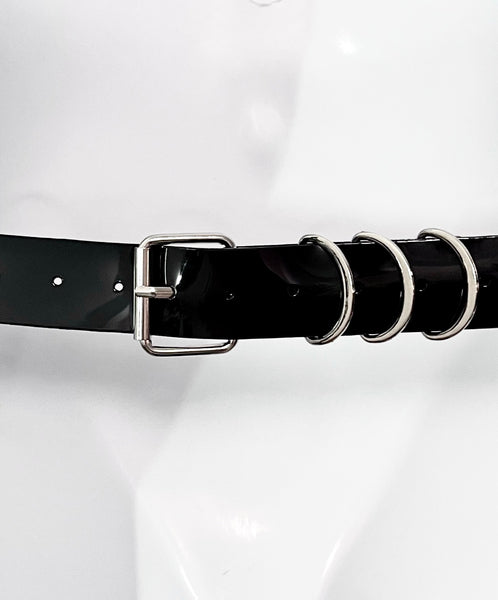 Word Utility Belt - Black and Silver