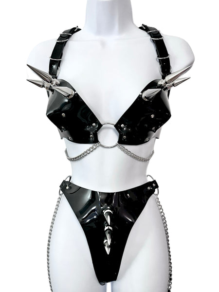 Ripley Tree Spike Set - Black and Silver - fits A to F cup
